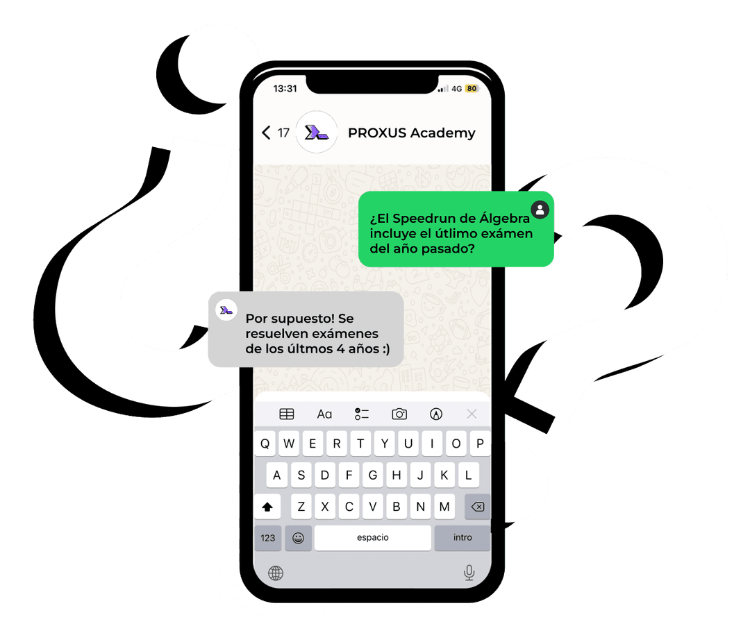 Preguntas resueltas a través de whatsapp